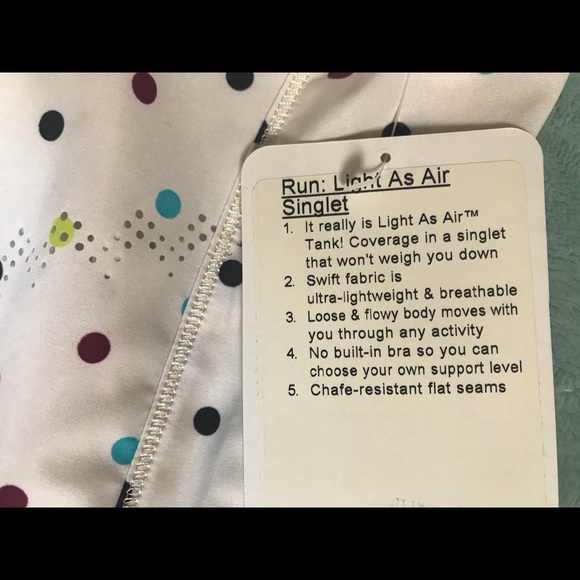 NEW Lululemon Seawheeze Run Light as Air Tank Size 8 - Picture 6 of 7